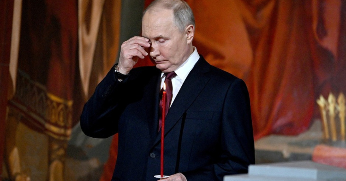 Владимир Путин поздравил россиян с Пасхой Христовой
